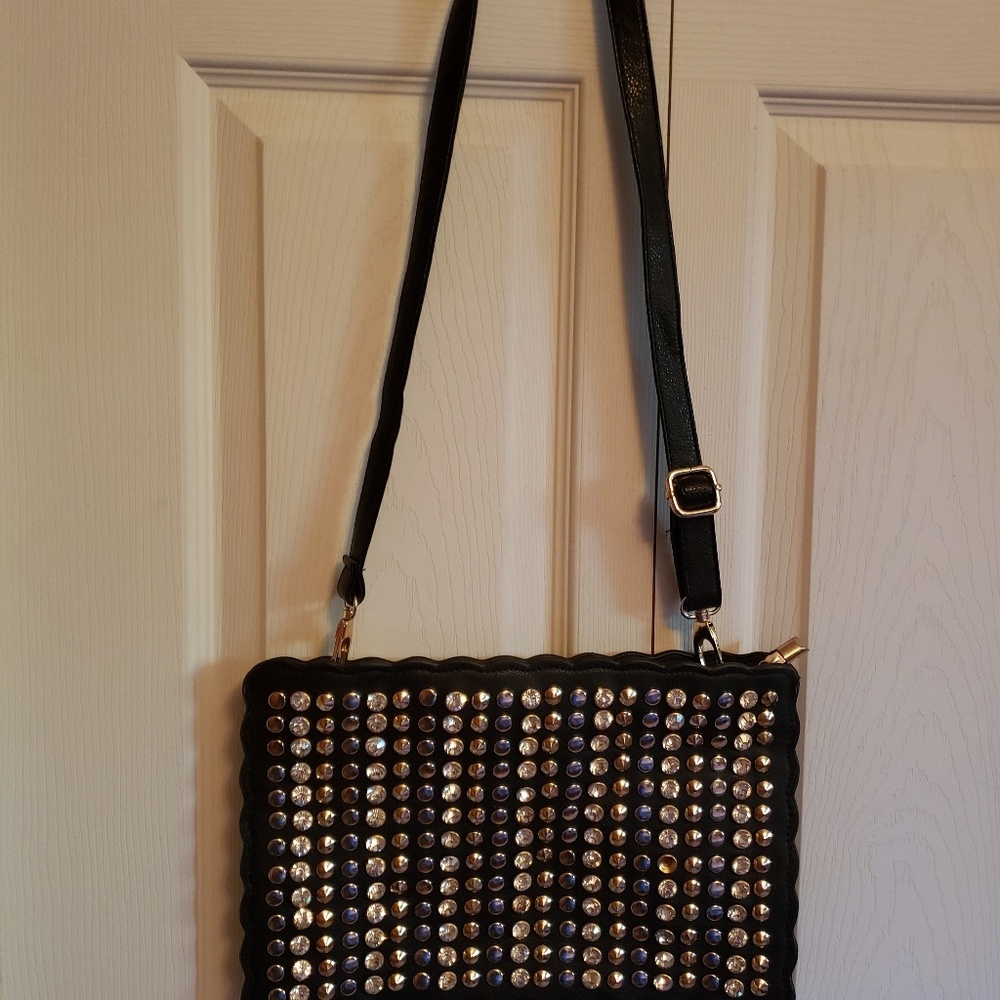 Crossbody Rhinestone Studded Bag